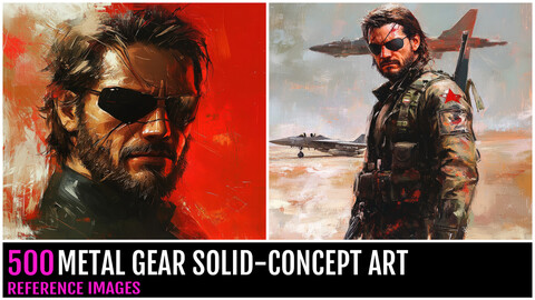 500 Metal Gear Solid- Concept Art