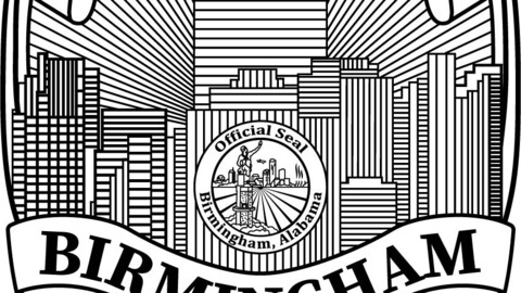 Birmingham Police Lieutenant Vector file, badge, black white, svg, outline, cnc cut, laser cut, digital, wood engraving, laser file, engraving file, line art, cricut, vinyl file, emblem, monogram