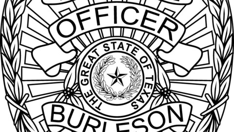 Burleson Texas Police TX PD, Vector file, badge, black white, svg, outline, cnc cut, laser cut, digital, wood engraving, laser file, engraving file, line art, cricut, vinyl file, emblem, monogram