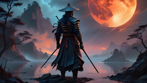 Samurai's Twilight: Legend Under the Moonlight