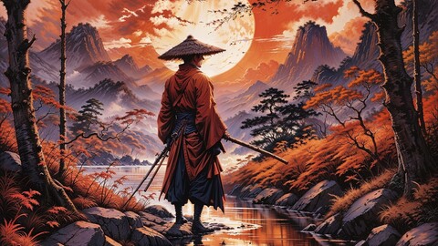 Samurai's Twilight: Serenity Before the Eternal Sun