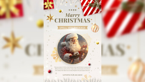 UE | Christmas Santa Spell VFX Pack