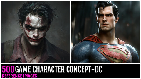 500 Game Character Concept-DC