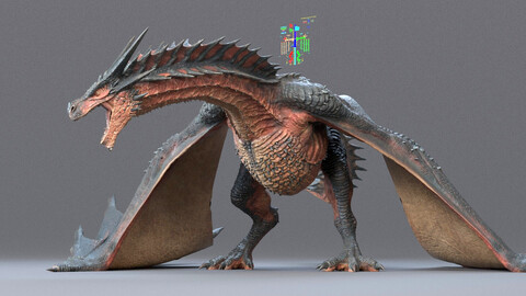 The Tyrant Dragon Maya Rig