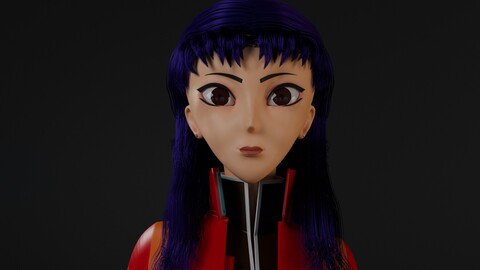 Misato Katsuragi (3D Sculpt)