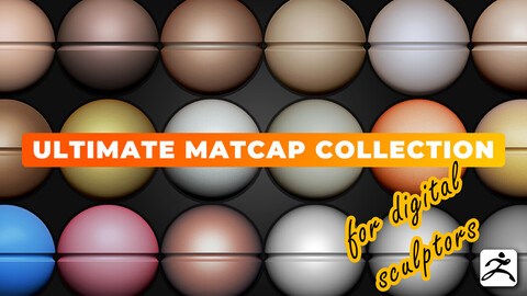 The Ultimate ZBrush Matcap Collection for Sculptors