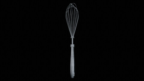 Kitchen utensils-Whisk Game Ready PBR