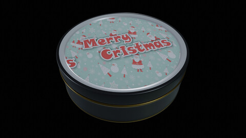 Gift Packaging-Christmas Gift Tin-PBR