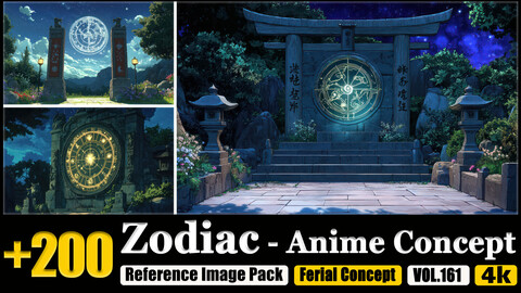 200 Zodiac - Anime Concept Reference Image Pack v.161 |4K|