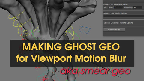 Making Ghost Geo - Maya Python Script