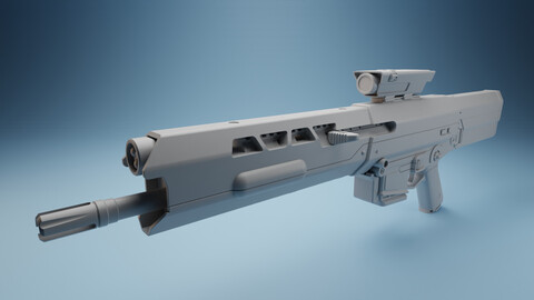 KV-Oblivion Jacks Rifle - Full Size 3D print model