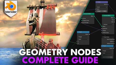 Blender Geometry Nodes - Boats