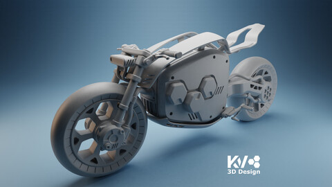 KV-Motorbike-003 3D print model