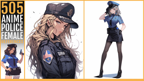 505 Anime Police Female