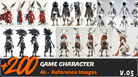 GAME CHARACTER VOL. 05/ 4K/ Reference Image