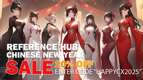 Happy Chinese New Year 2025! PROMOTION 20% OFF COUPON: HAPPYCX2025 FOR ALL TALENTED ARTIST!