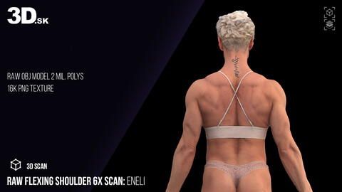 Raw Flexing Shoulder 6x Scan | Eneli