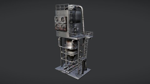 Silo Tower - 8K PBR