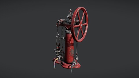 Steampunk Machine Set - 8K PBR / 4 Variations