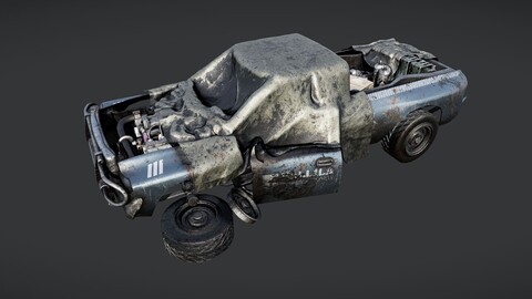 Dismantled Truck - 8K PBR