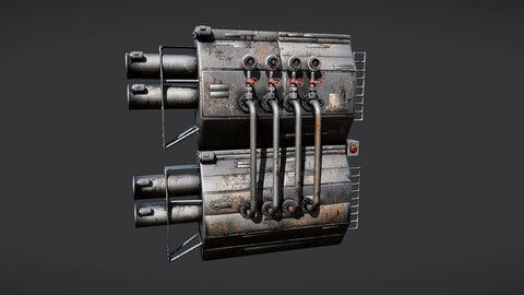 Ventilation Module Set - 8K PBR / 3 Variations