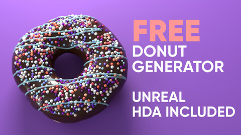 FREE UNREAL DONUT GENERATOR (HOUDINI HDA)