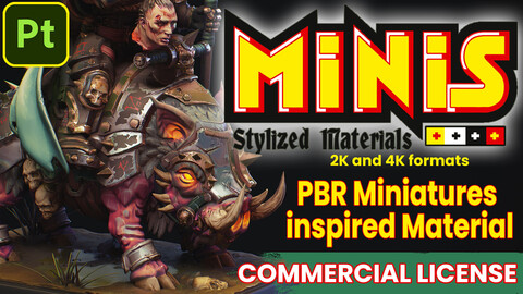 MINIS MATERIAL PACK COMMERCIAL LICENSE