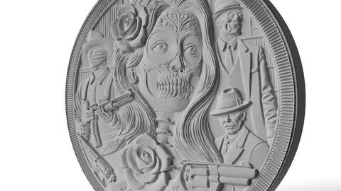 Gangster Medallion, Chicana