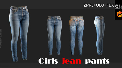 Girls jean pants