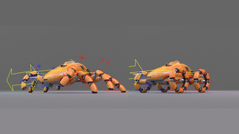 Spider Car Rig For Maya