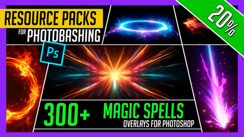 300+ Magic Spell Overlay Effects Resources for Concept Art