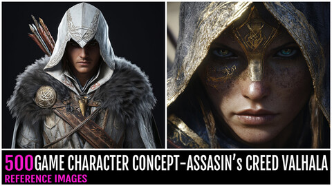 500 Game Character Concept - Assassin’s Creed Valhalla