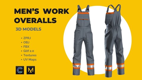 Men's Work Overalls