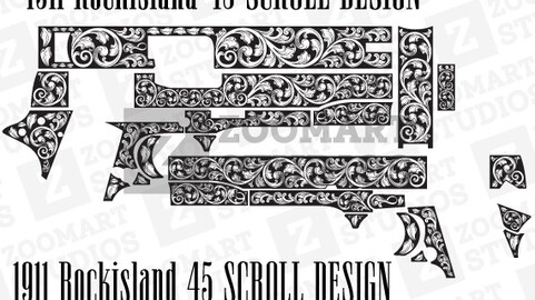 1911 Rockisland 45 SCROLL DESIGN