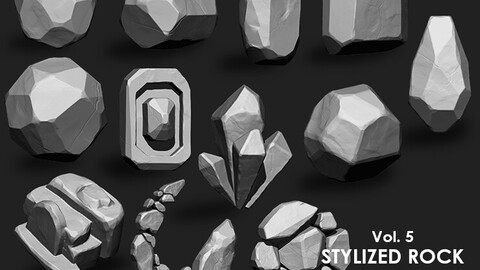 Stylized Rock IMM Brushes 13 in one Vol 5