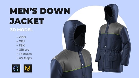 Men's Hooded Puffer Jacket