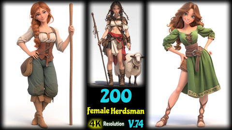 200 Herdswoman - 4K Resolution - V.74