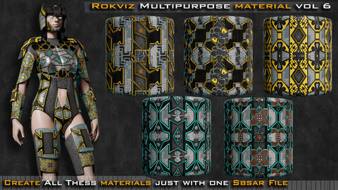 Rokviz multi-purpose Material vol.6