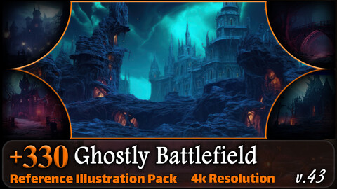 330 Ghostly Battlefield Reference Pack | 4K | v.43