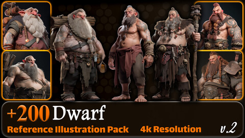 200 Dwarf Reference Pack | 4K | v.2