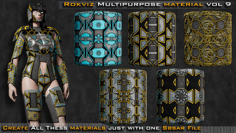 Rokviz multi-purpose Material vol.9