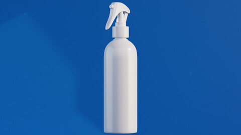 Minimalist Spray Bottle 3D Model