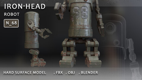 Iron_Head_robot_N68