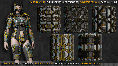 Rokviz multi-purpose Material vol.10