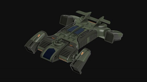 Toy Sci fi Dropship aircraft