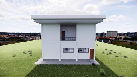 2 Floor Modern House (Sketchup + Autocad file)