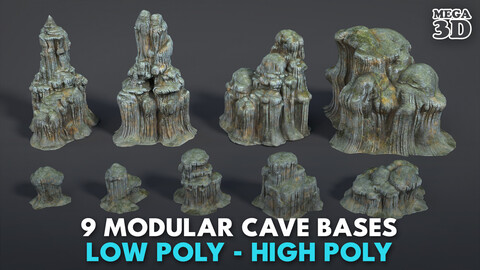 9 Modular Cave Bases - 250212