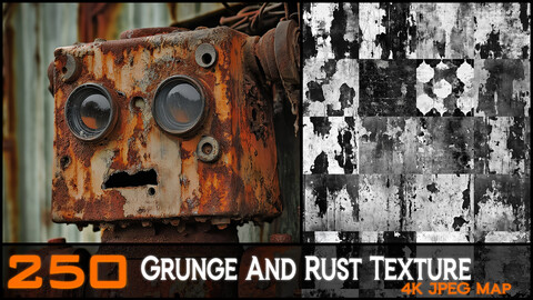 Grunge and Rust - 250 Alpha Texture