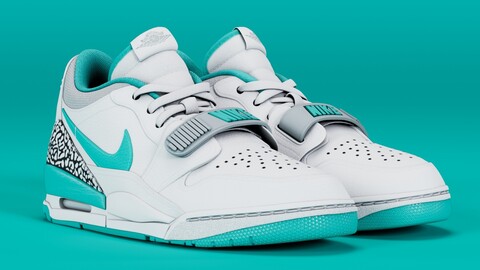 Air Jordan Legacy White Turquoise