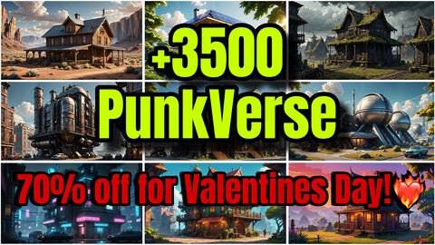 +3500 PunkVerse mega bundle Concept(4k)